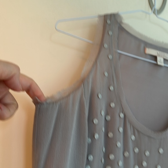 Banana Republic Heritage Grey sleeveless dress with embellishments - Picture 5 of 6